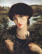 Dante Gabriel Rossetti Water Willow (mk28) oil on canvas